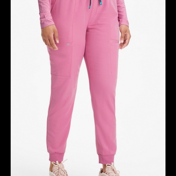 Fabletics Pants - Fabletics Scrub Pants Cashmere Pink Women’s Medium Jogger Medical Scrubs